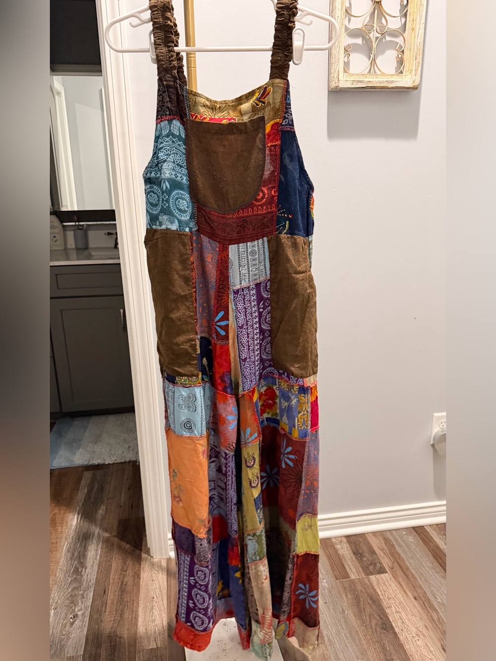 Bohemian Patchwork Overalls - Multicolor - Picture 4 of 4